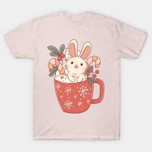 Christmas mug bunny T-Shirt